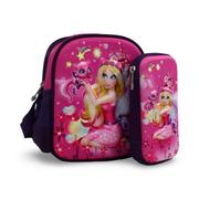 BZ Barbie A Fairy (Lunch Bag + Pencil Case) – Pink & Purple - School - BZ-SCHOOL
