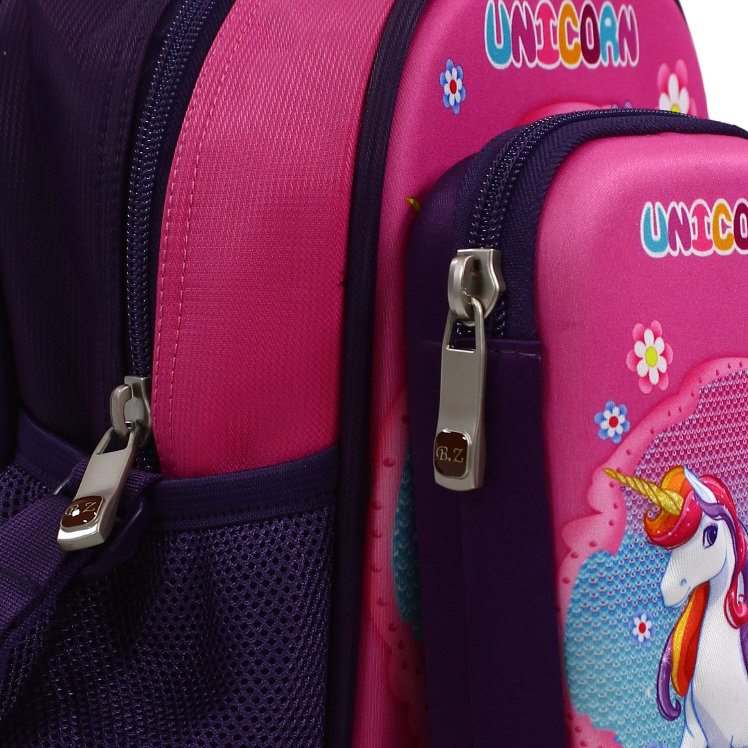 BZ Unicorn (Lunch Bag + Pencil Case) – Purple & Pink