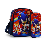 BZ Sonic (Lunch Bag + Pencil Case) – Red & Navy - School - BZ-SCHOOL