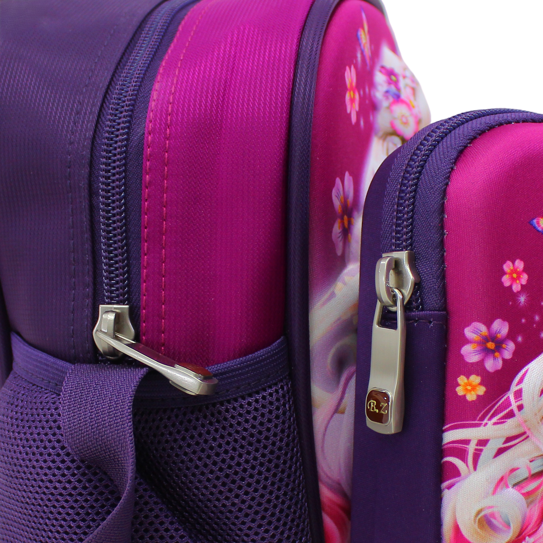 BZ Fantasy Princess (Lunch Bag + Pencil Case) – Purple & Fuchsia