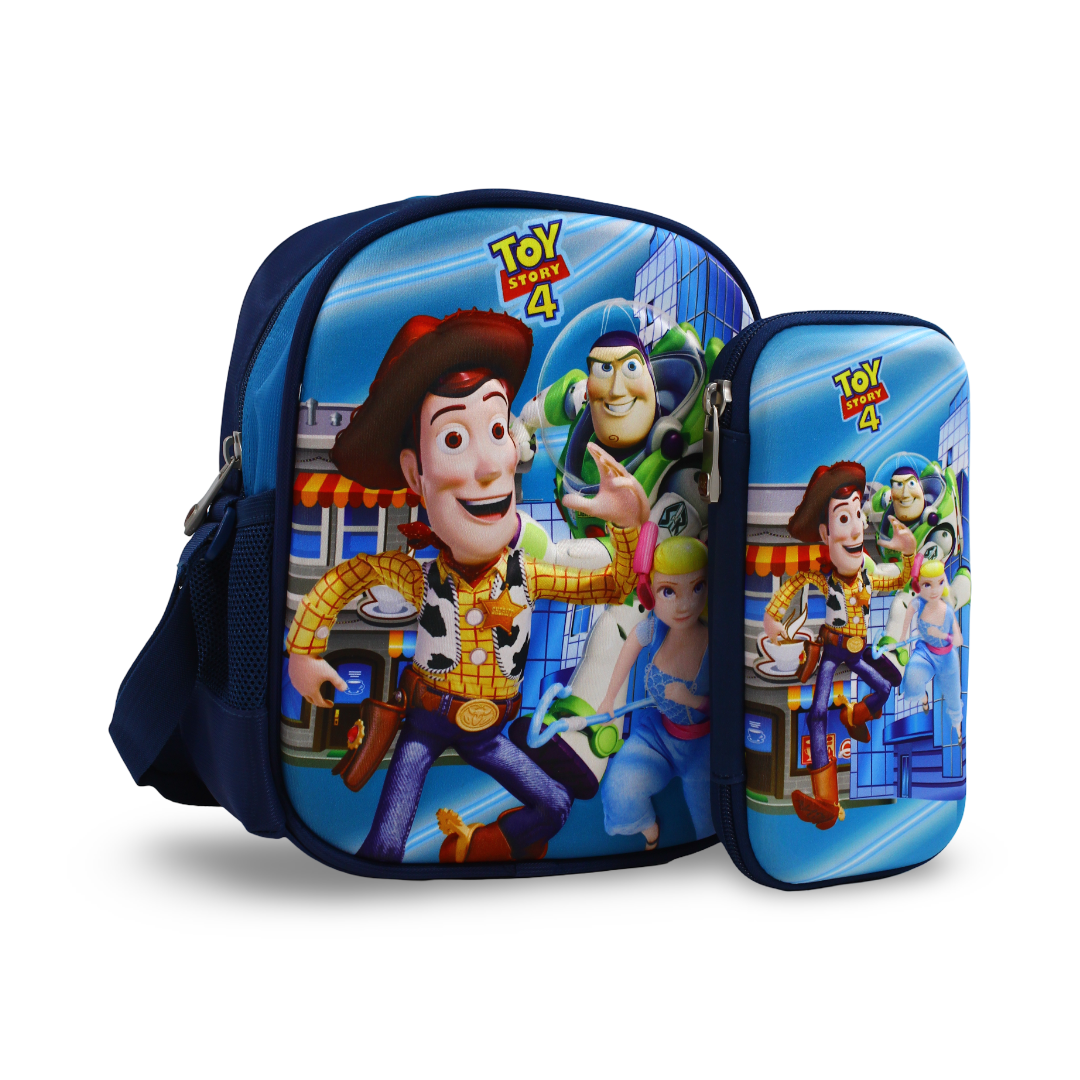 BZ Toy Story (Lunch Bag + Pencil Case) – Turquoise & Navy - School - BZ-SCHOOL