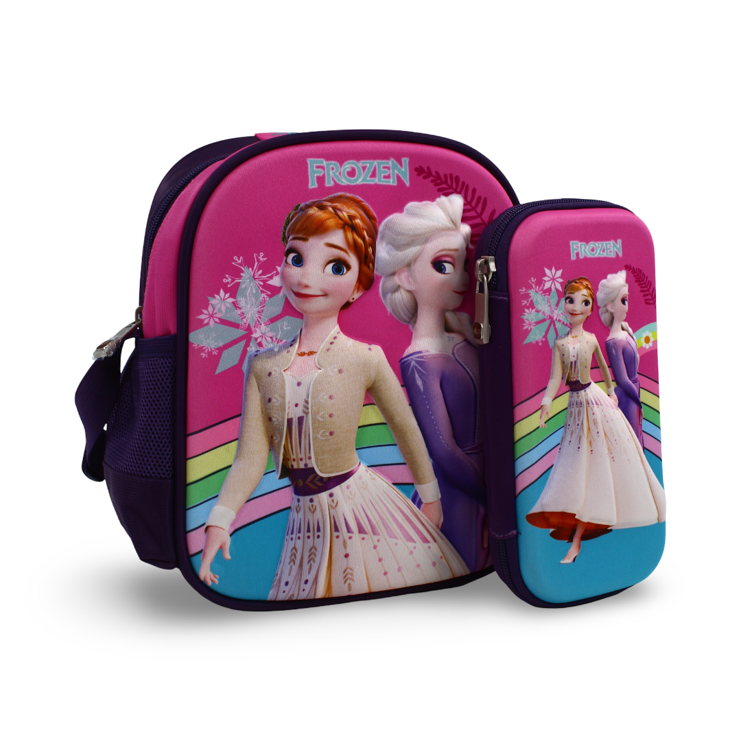 BZ Frozen (Lunch Bag + Pencil Case) – Purple & Pink