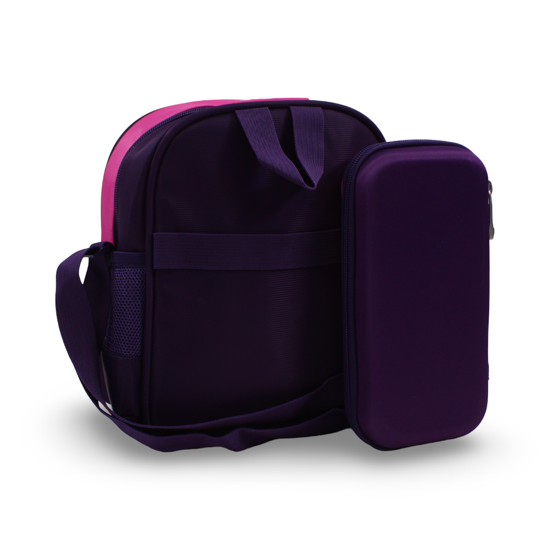BZ Frozen (Lunch Bag + Pencil Case) – Purple & Pink