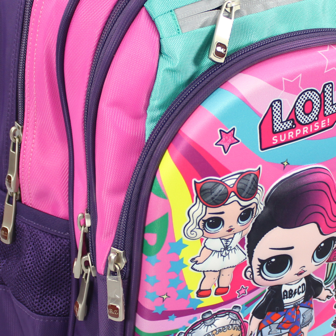 BZ LoL Princess Backpack 18 Inches – Purple & Pink