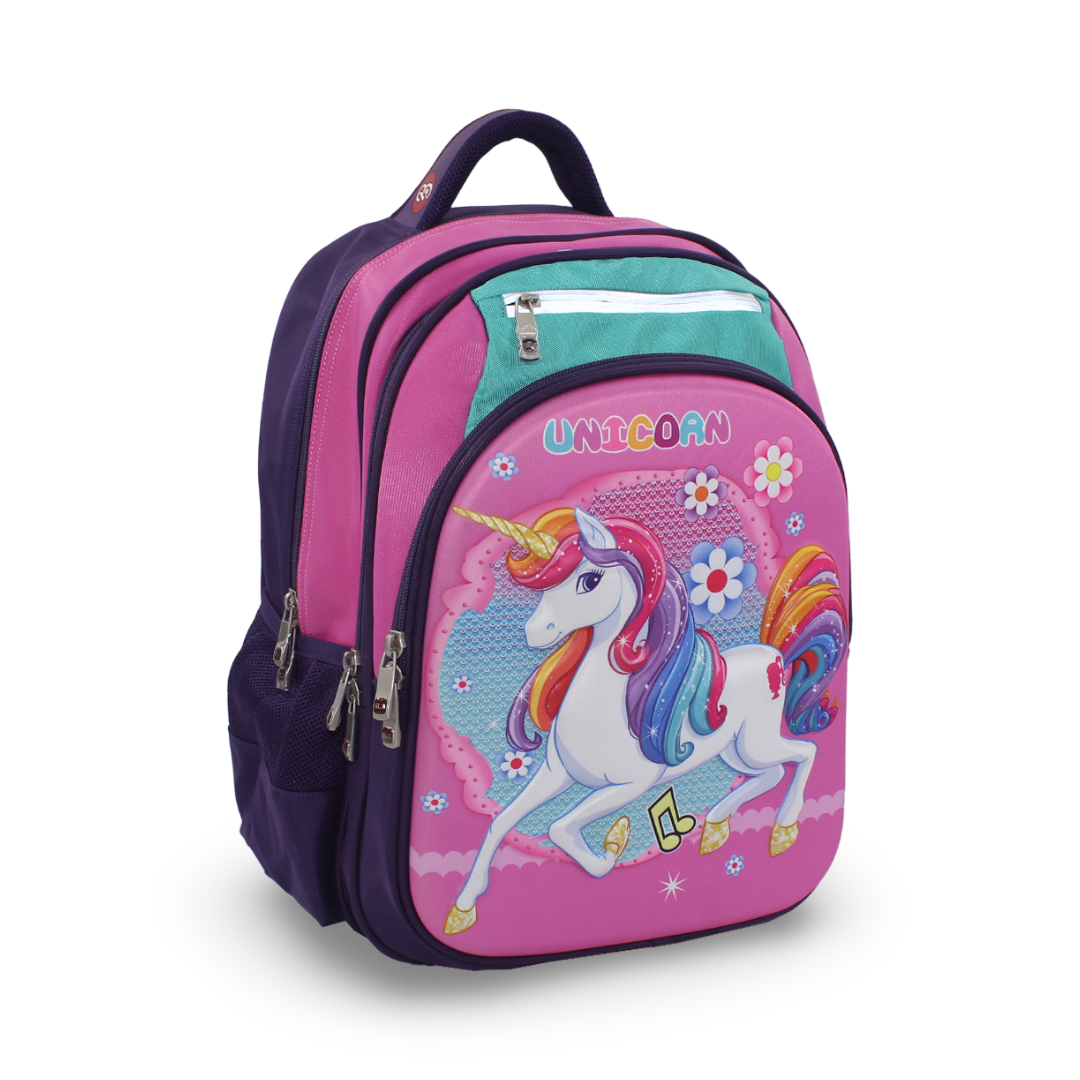BZ Unicorn Backpack 18 Inches – Purple & Pink - School - BZ-SCHOOL