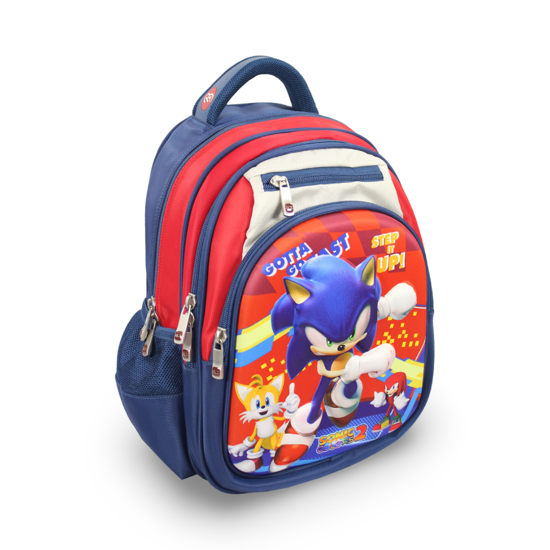 BZ Sonic Backpack 18 Inches – Navy & Red