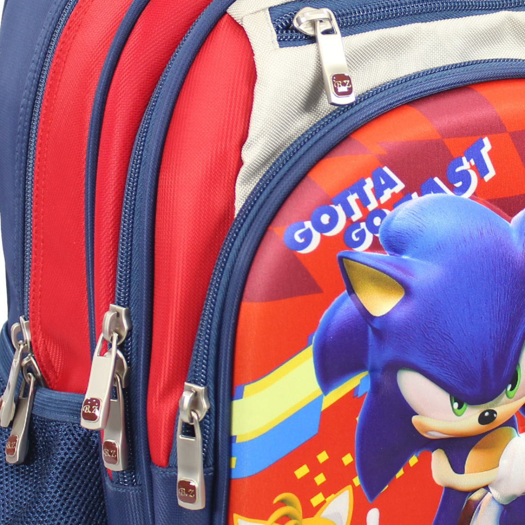 BZ Sonic Backpack 18 Inches – Navy & Red