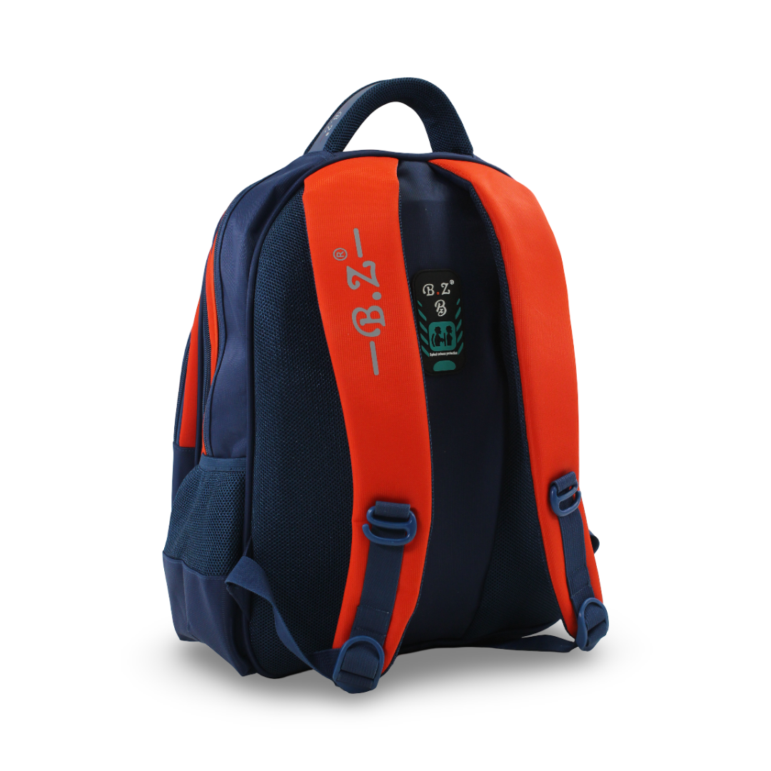 BZ Batman Backpack 18 Inches – Navy & Orange