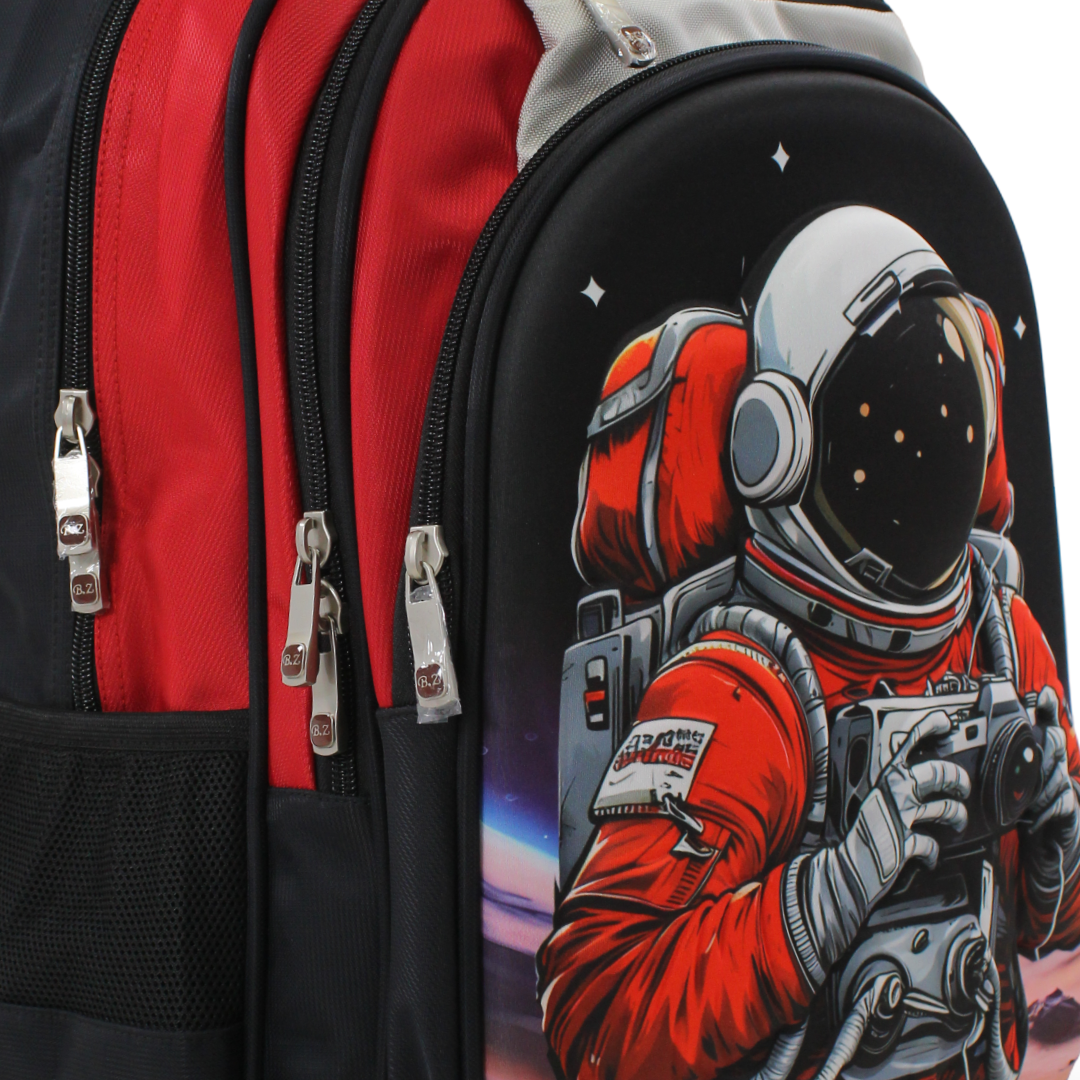 BZ Astronaut Backpack 18 Inches – Red & Black