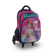 BZ Frozen Trolley Bag 18 Inches – Purple & Pink