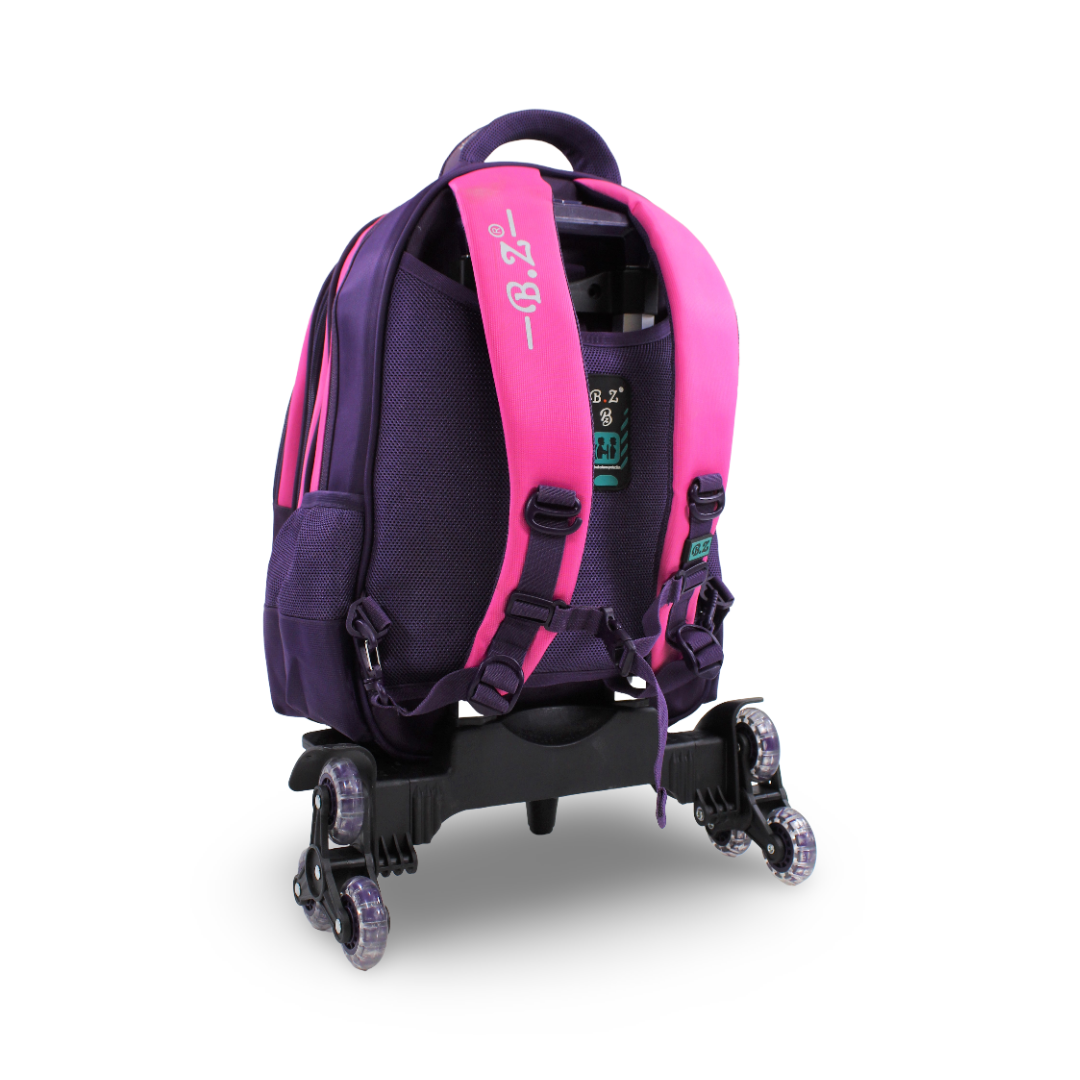 BZ Barbie A Fairy Trolley Bag 18 Inches – Purple & Fuchsia