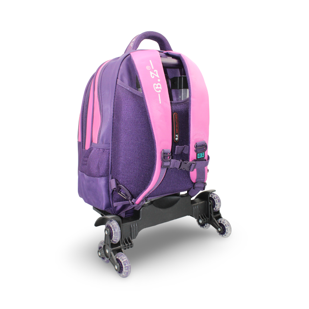 BZ Unicorn Trolley Bag 18 Inches – Purple & Pink