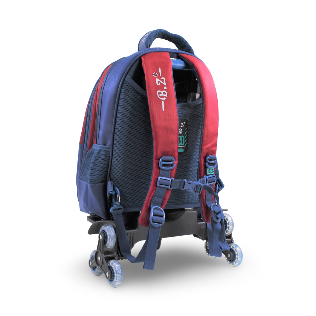 BZ Sonic Trolley Bag 18 Inches – Red & Navy