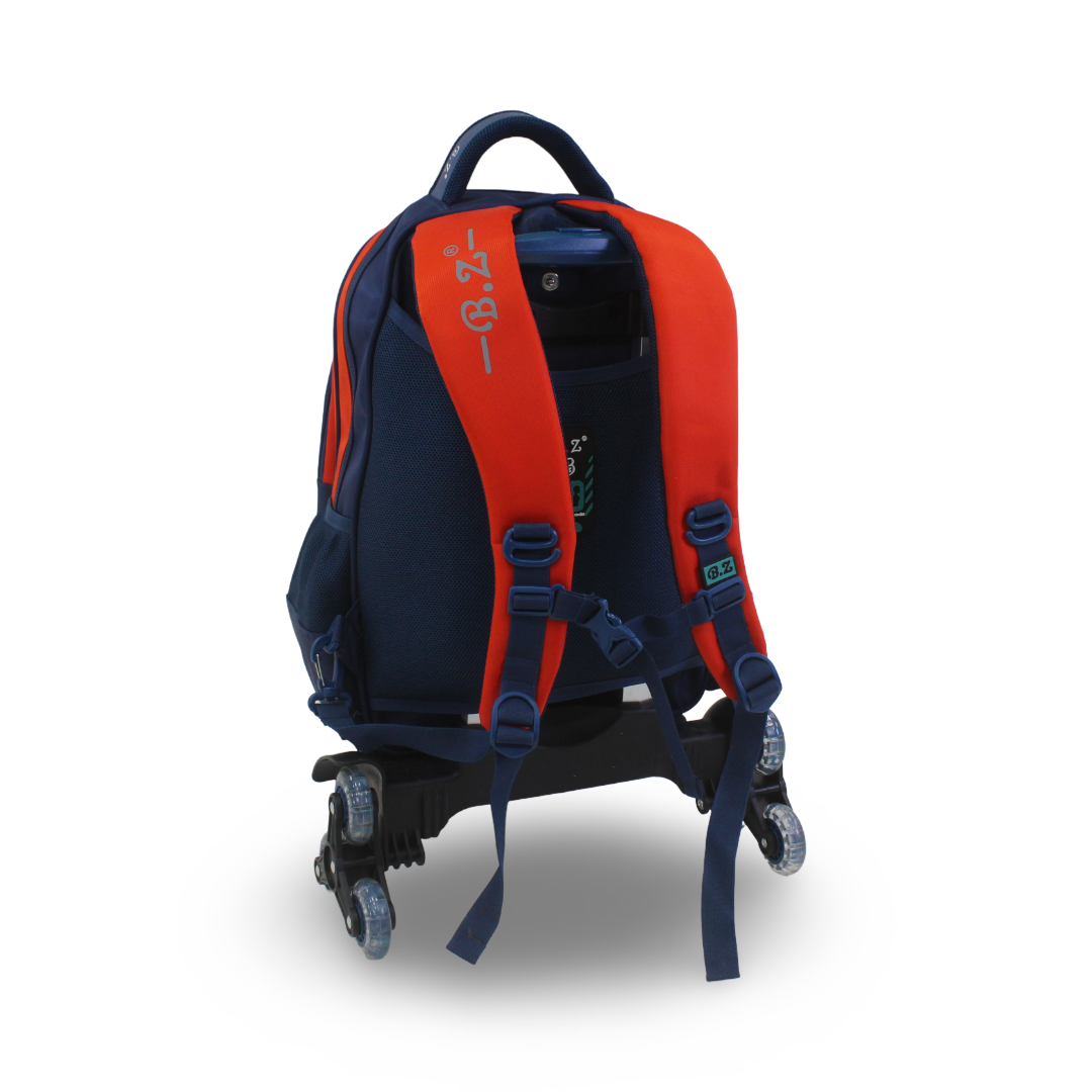 BZ Spider-Man Trolley Bag 18 Inches – Navy & Orange