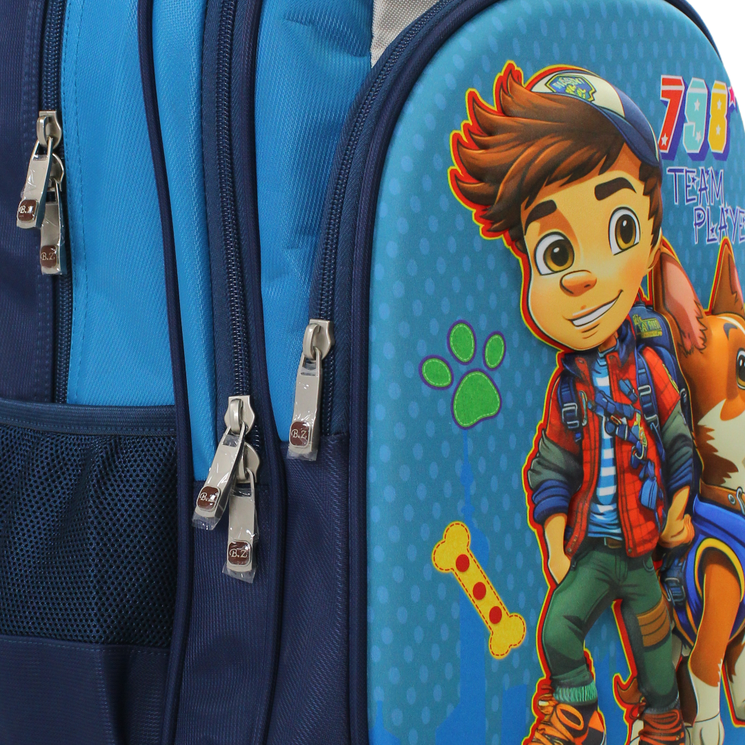 BZ Paw Patrol Trolley Bag 18 Inches – Turquoise & Navy