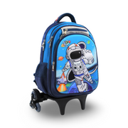 BZ Astronaut Trolley Bag 18 Inches – Turquoise & Navy