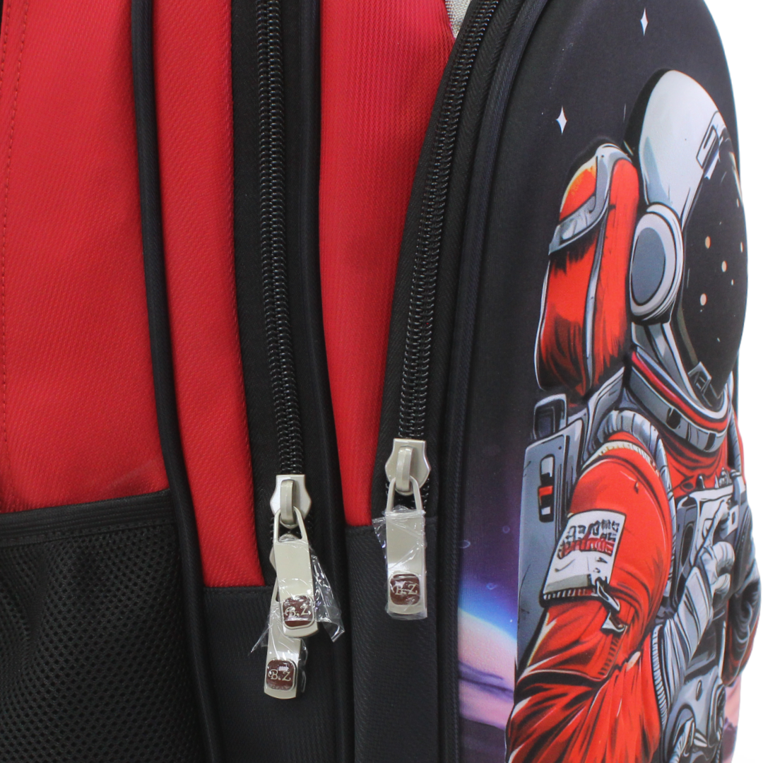 BZ Astronaut Trolley Bag 18 Inches – Red & Black