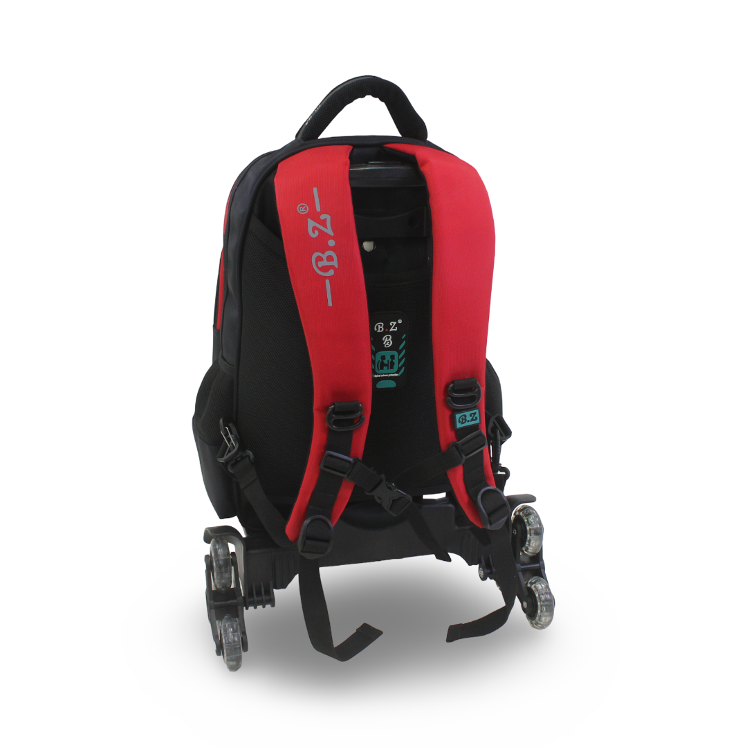 BZ Astronaut Trolley Bag 18 Inches – Red & Black