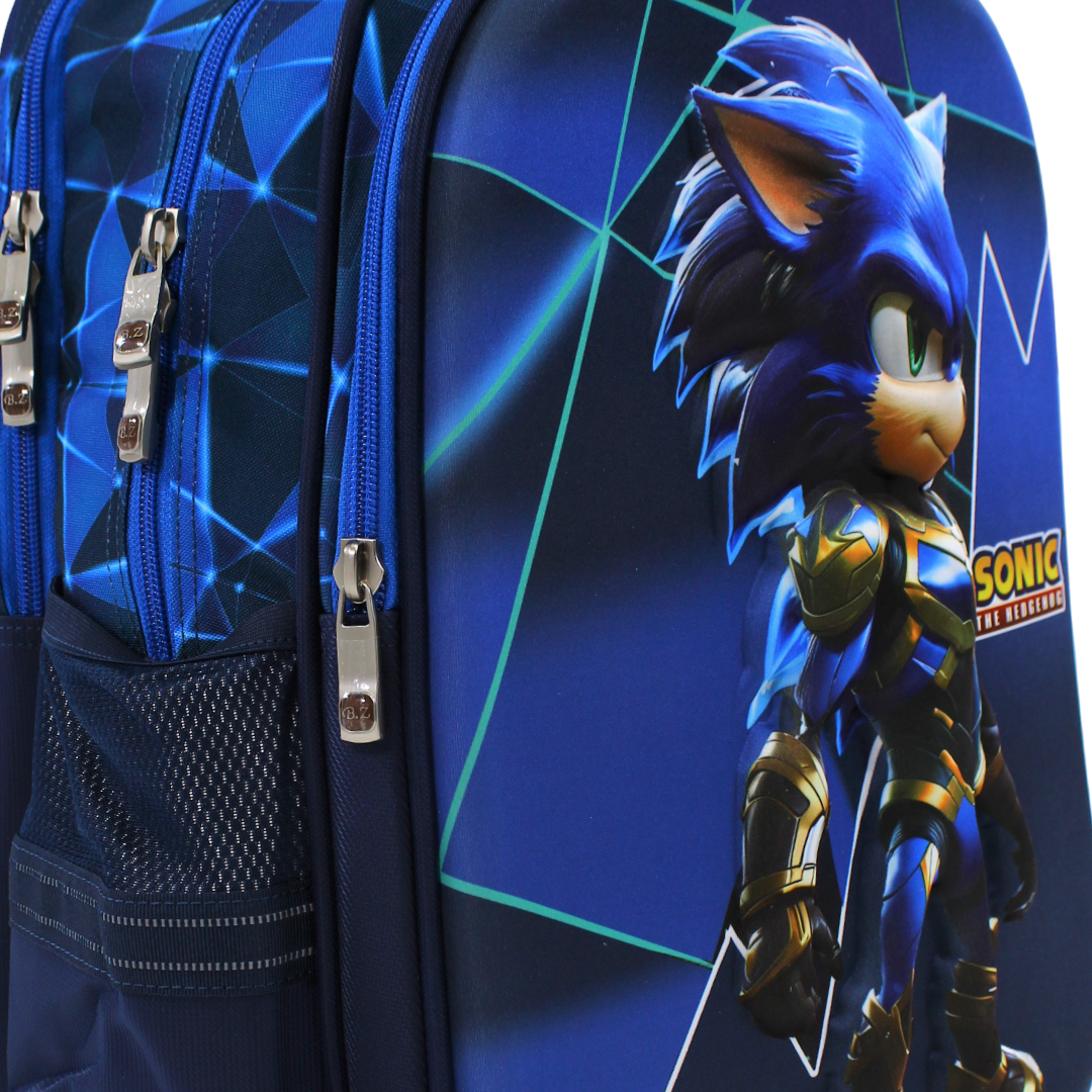 BZ Sonic Backpack with Trolley Sleeve 17 Inches – Navy
