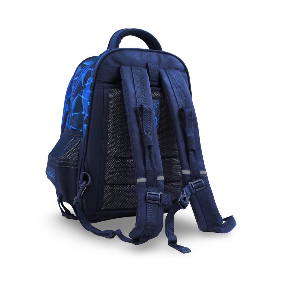 BZ Sonic Backpack with Trolley Sleeve 17 Inches – Navy