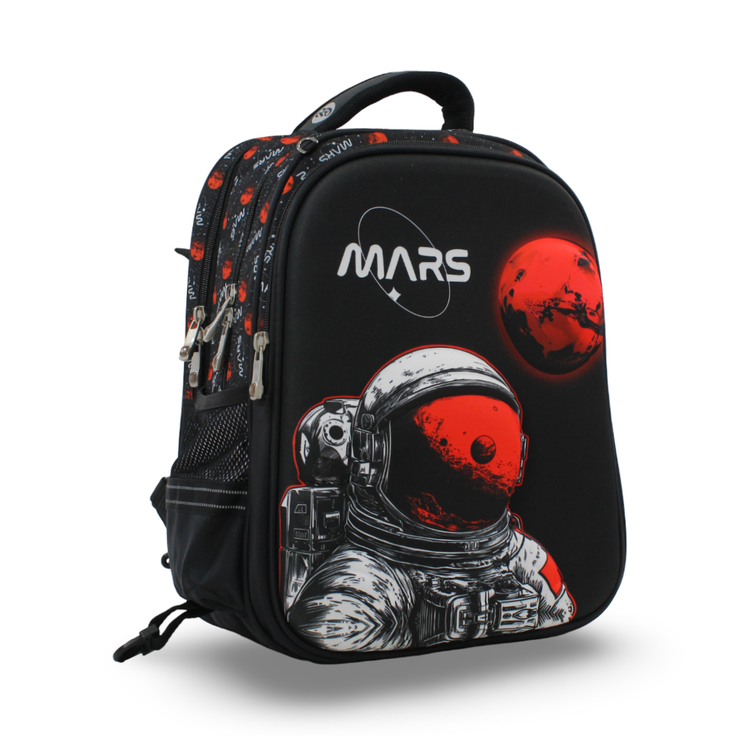 BZ Astronaut Mars Trolley Bag 17 Inches with Trolley Sleeve – Black