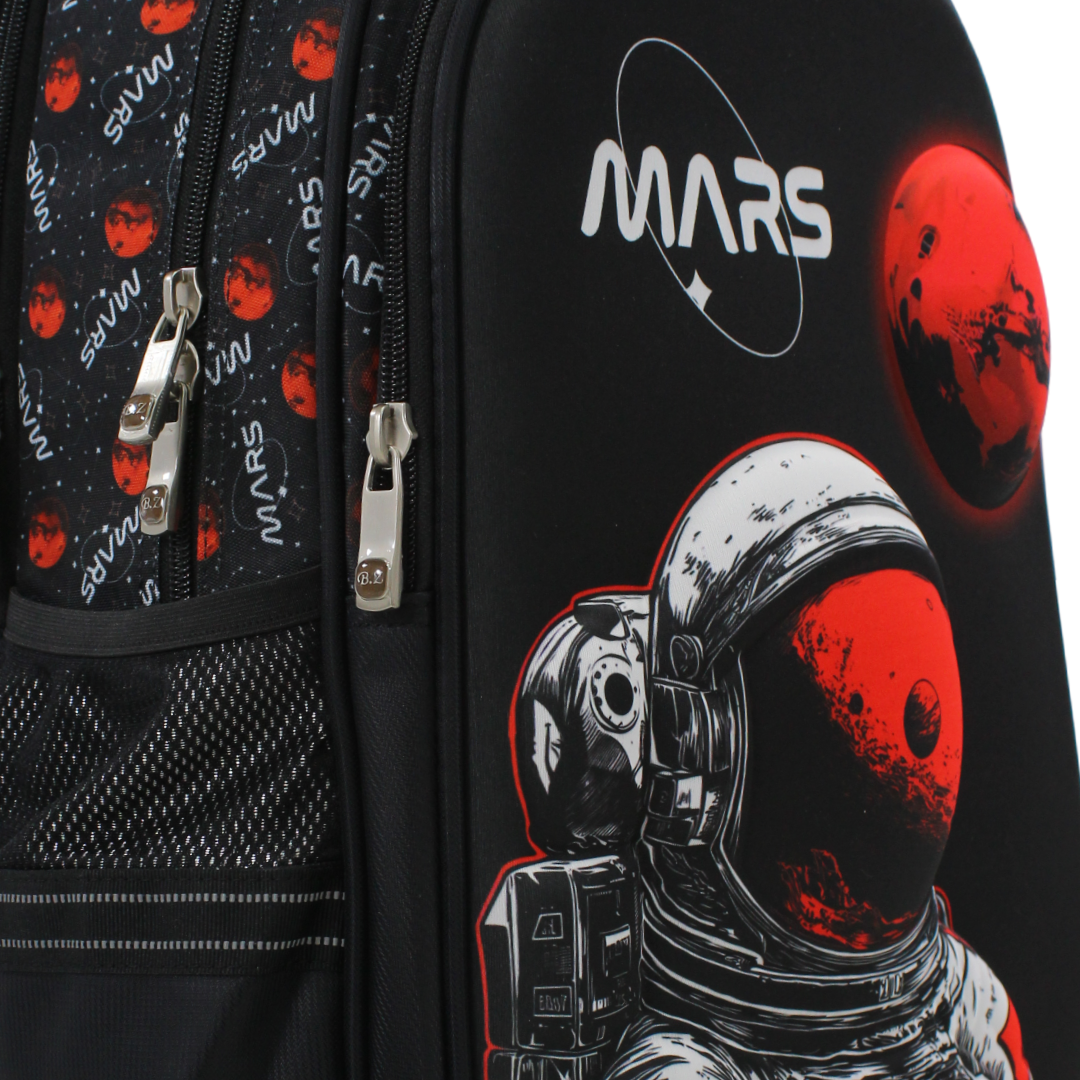 BZ Astronaut Mars Trolley Bag 17 Inches with Trolley Sleeve – Black