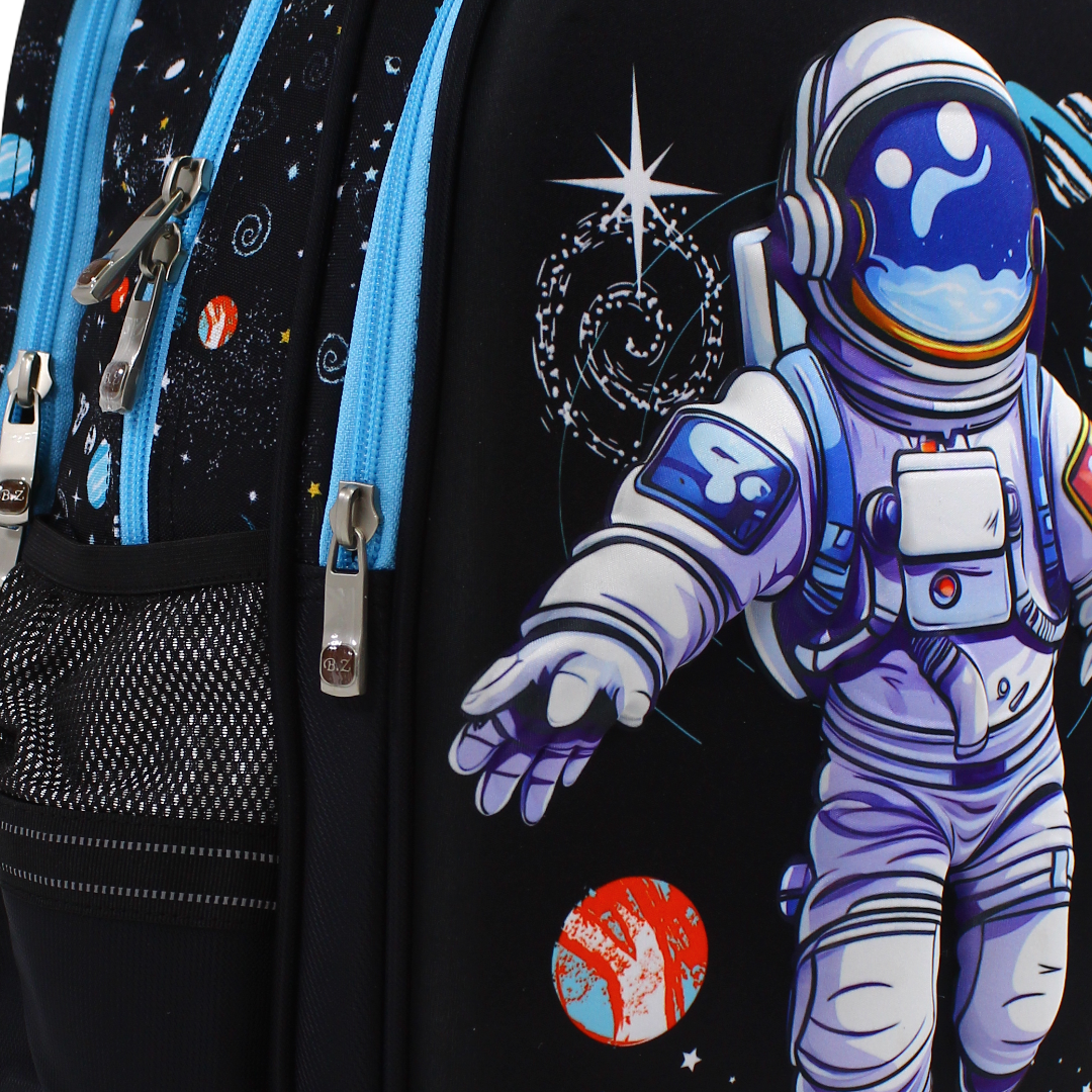 BZ Astronaut Backpack with Trolley Sleeve 17 Inches – Black
