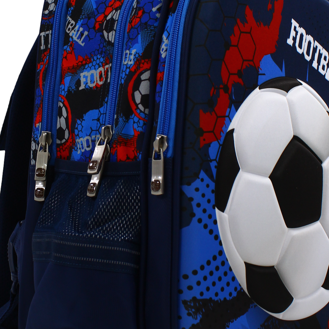 BZ Football Backpack with Trolley Sleeve 17 Inches – Navy