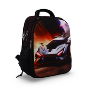 BZ Racing Car Backpack with Trolley Sleeve 17 Inches – Black