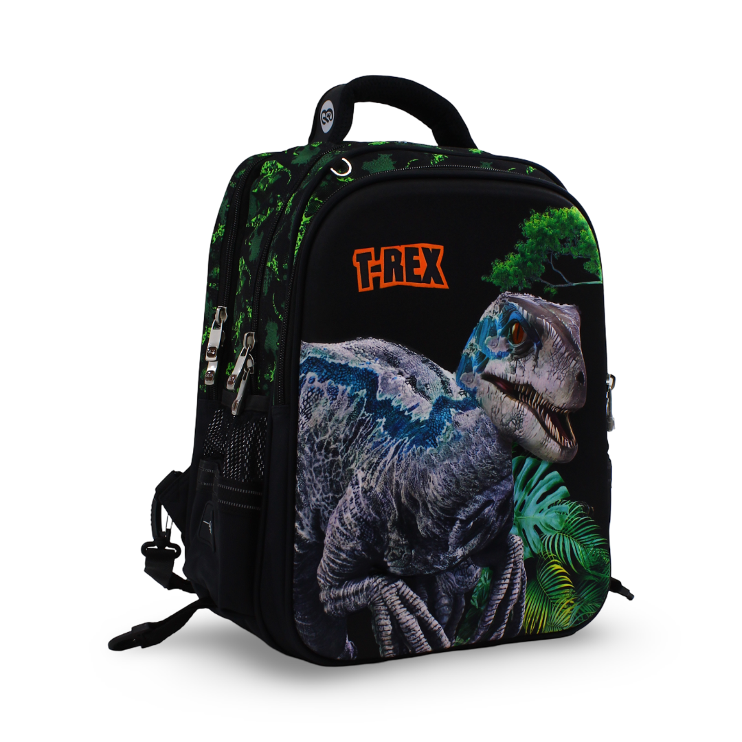 BZ T-Rex Backpack with Trolley Sleeve 17 Inches – Black