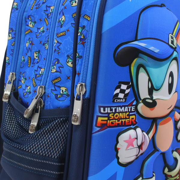 BZ Sonic Backpack with Trolley Sleeve 18.5 Inches – Blue