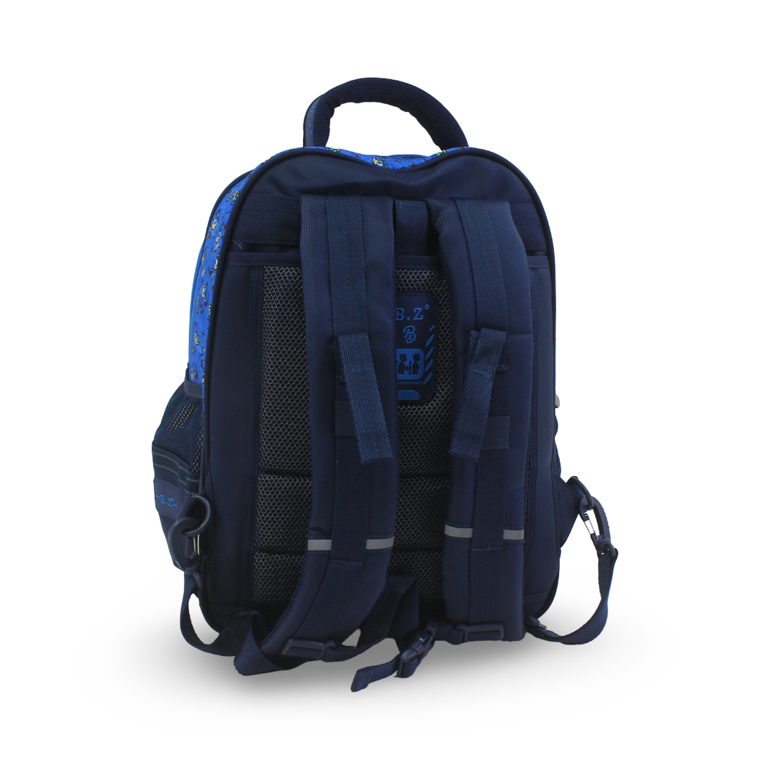 BZ Sonic Backpack with Trolley Sleeve 18.5 Inches – Blue