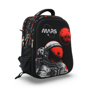 BZ Astronaut Mars Backpack 18.5 Inches with Trolley Sleeve – Black