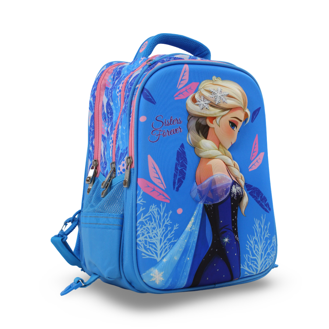 BZ Elsa Backpack 18.5 Inches with Trolley Sleeve – Blue - School - BZ-SCHOOL