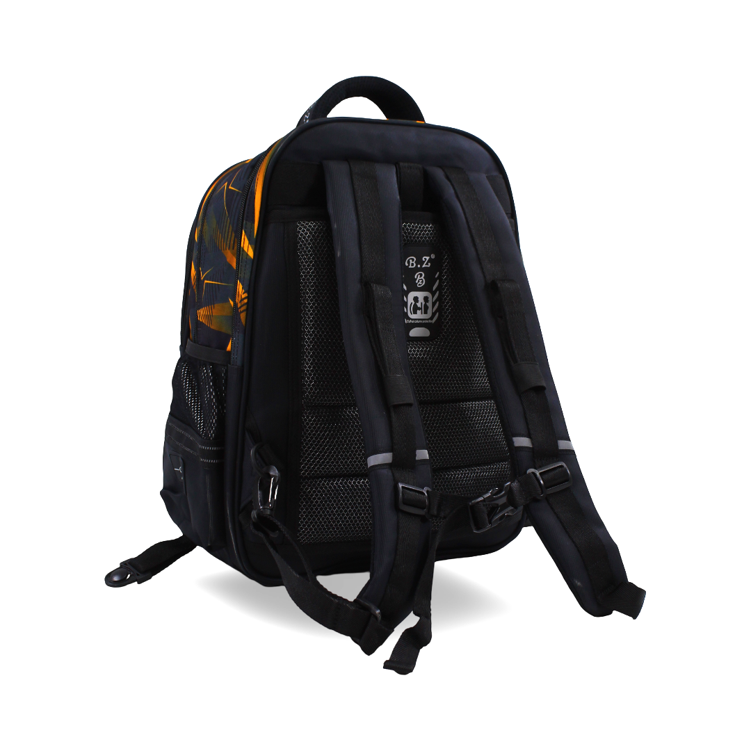 BZ Mecha Warrior Backpack 18.5 Inches with Trolley Sleeve – Black