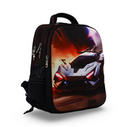 BZ Racing Car Backpack 18.5 Inches with Trolley Sleeve – Black