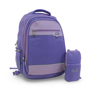 BZ Backpack with Trolley Sleeve 20 Inches + Pencil Case – Purple