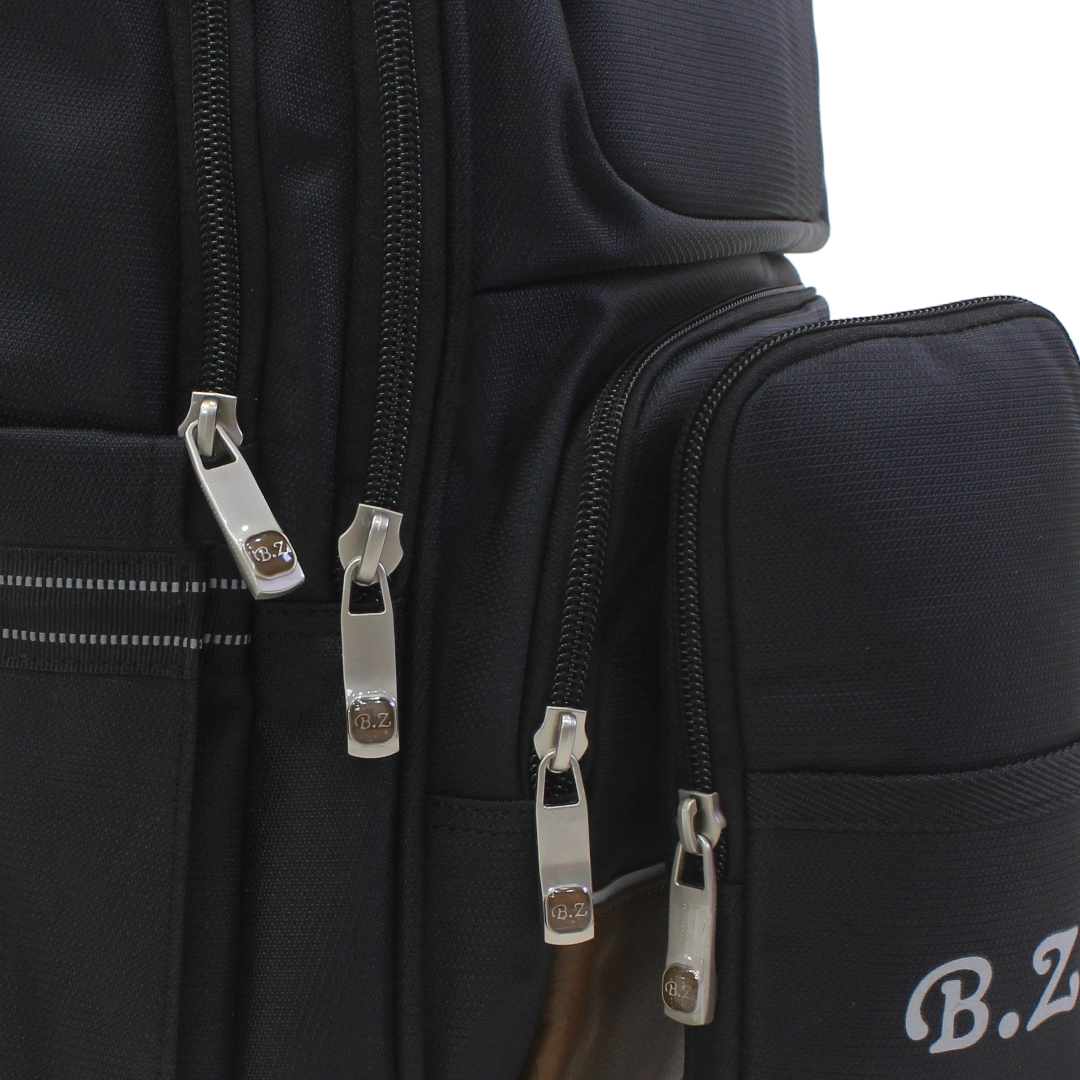 BZ Backpack with Trolley Sleeve 20 Inches + Pencil Case – Black