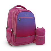BZ Backpack with Trolley Sleeve 20 Inches + Pencil Case – Pink