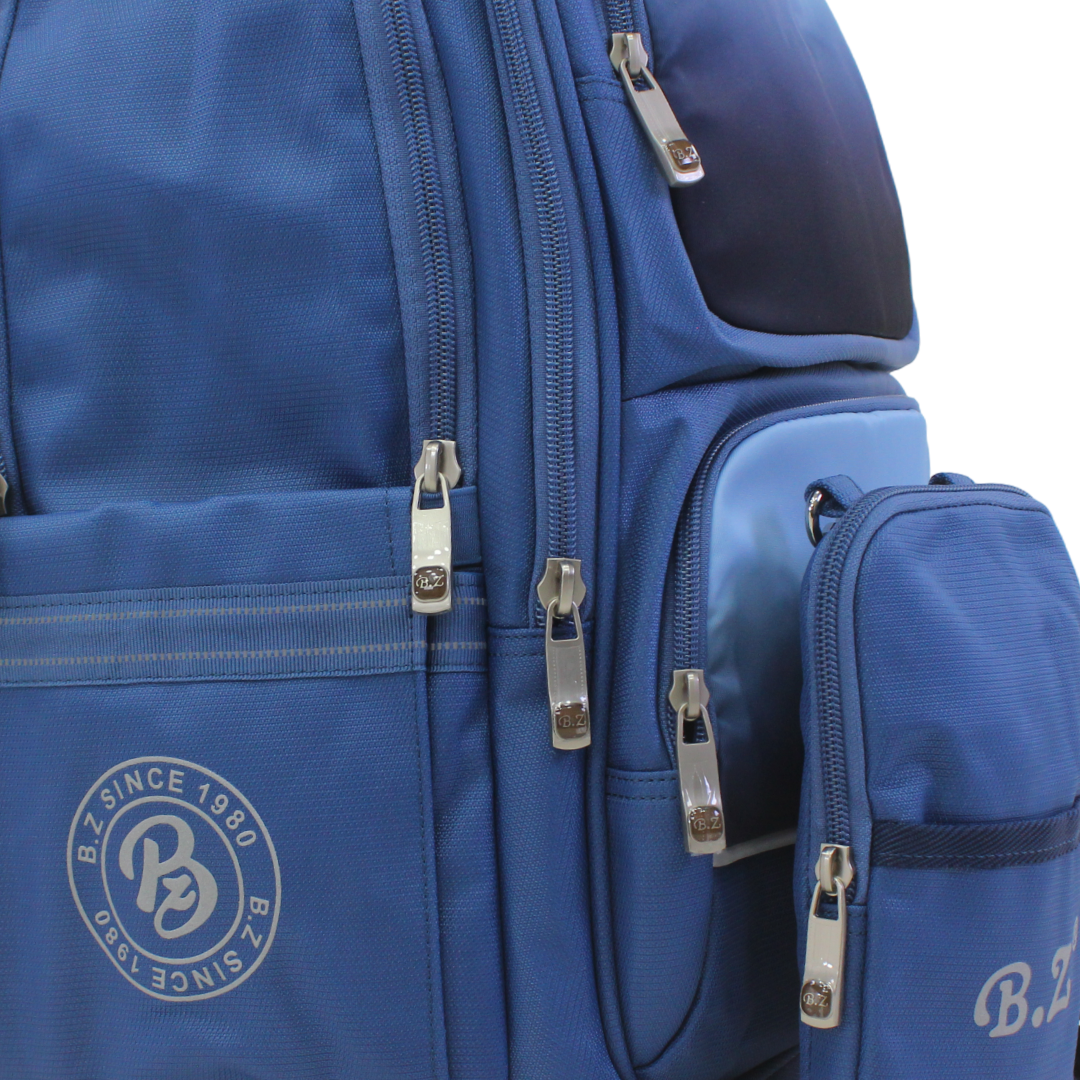 BZ Backpack with Trolley Sleeve 20 Inches + Pencil Case – Blue
