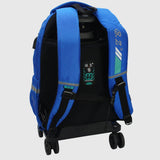 Faded Blue 18 Inches Trolley Backpack + Pencil Case