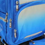 Faded Blue 18 Inches Trolley Backpack + Pencil Case