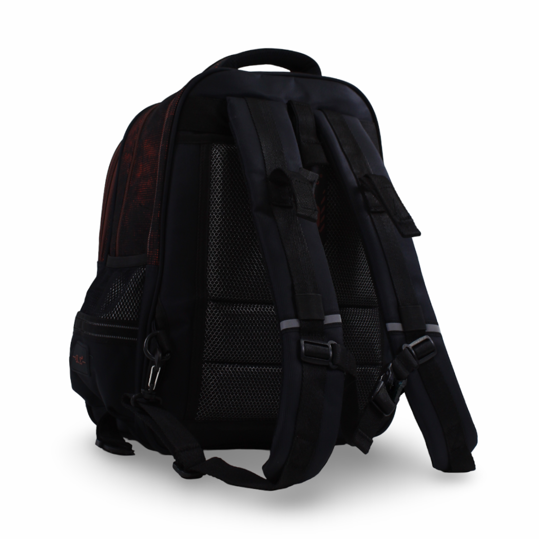 BZ Racing Car Backpack 16 Inches Trolley Sleeve – Black