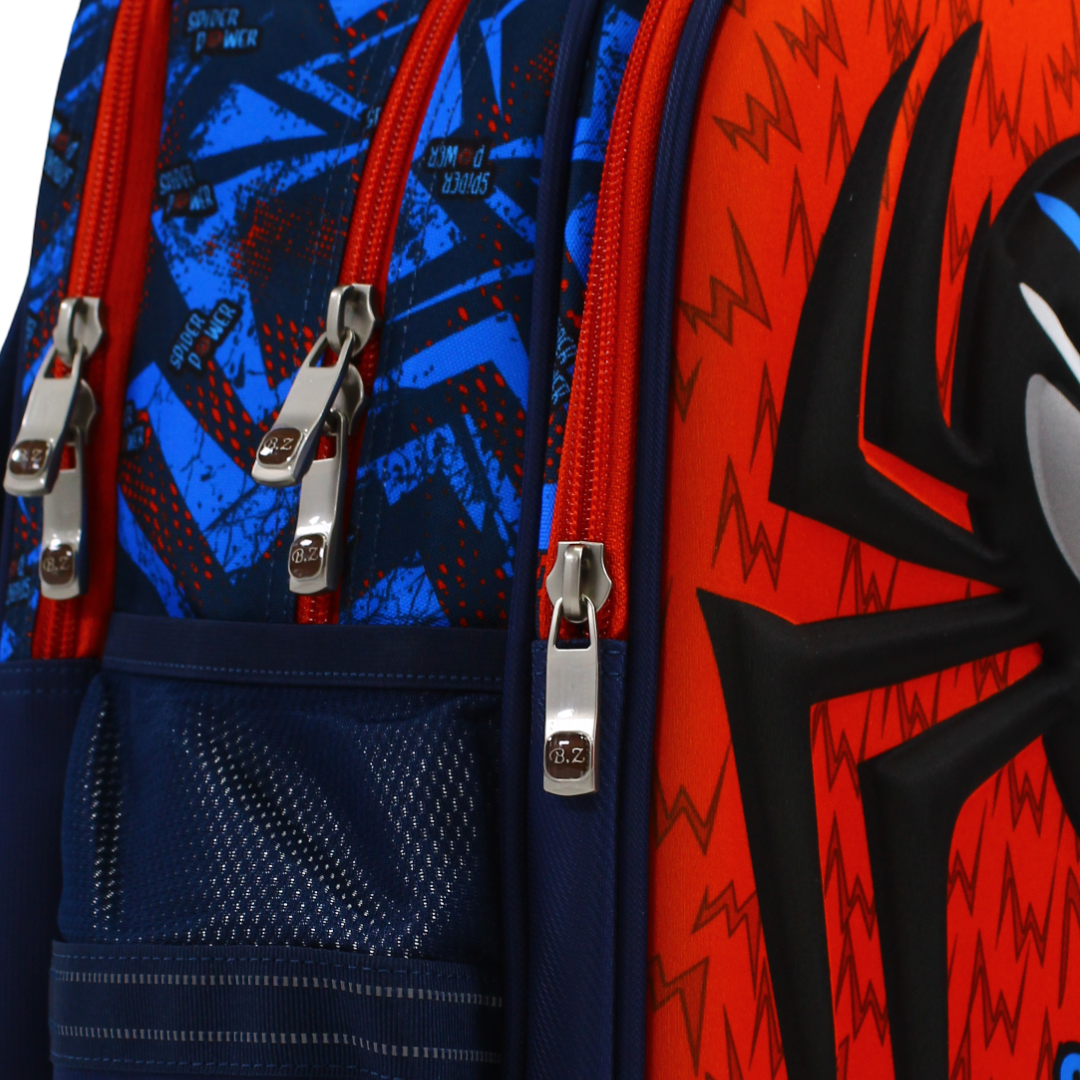 BZ Spider-Man Backpack 16-inch – Orange & Navy