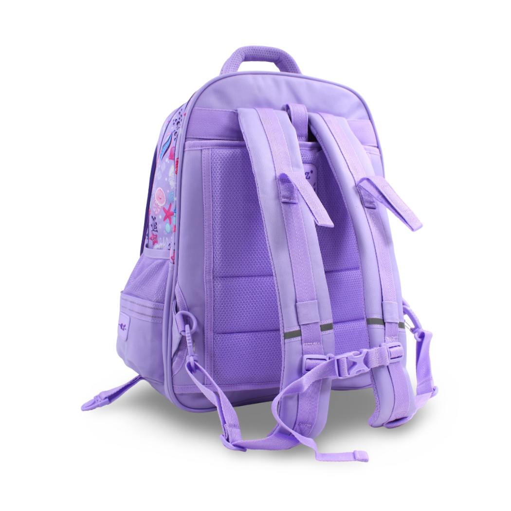BZ Frozen Backpack 16 Inches Trolley Sleeve – Purple