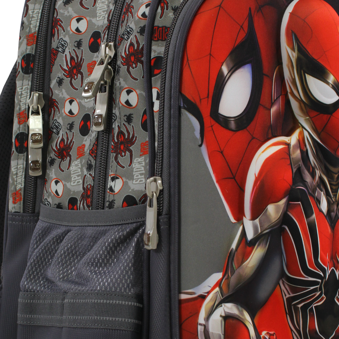 BZ Spider-Man Backpack 16-inch – Grey