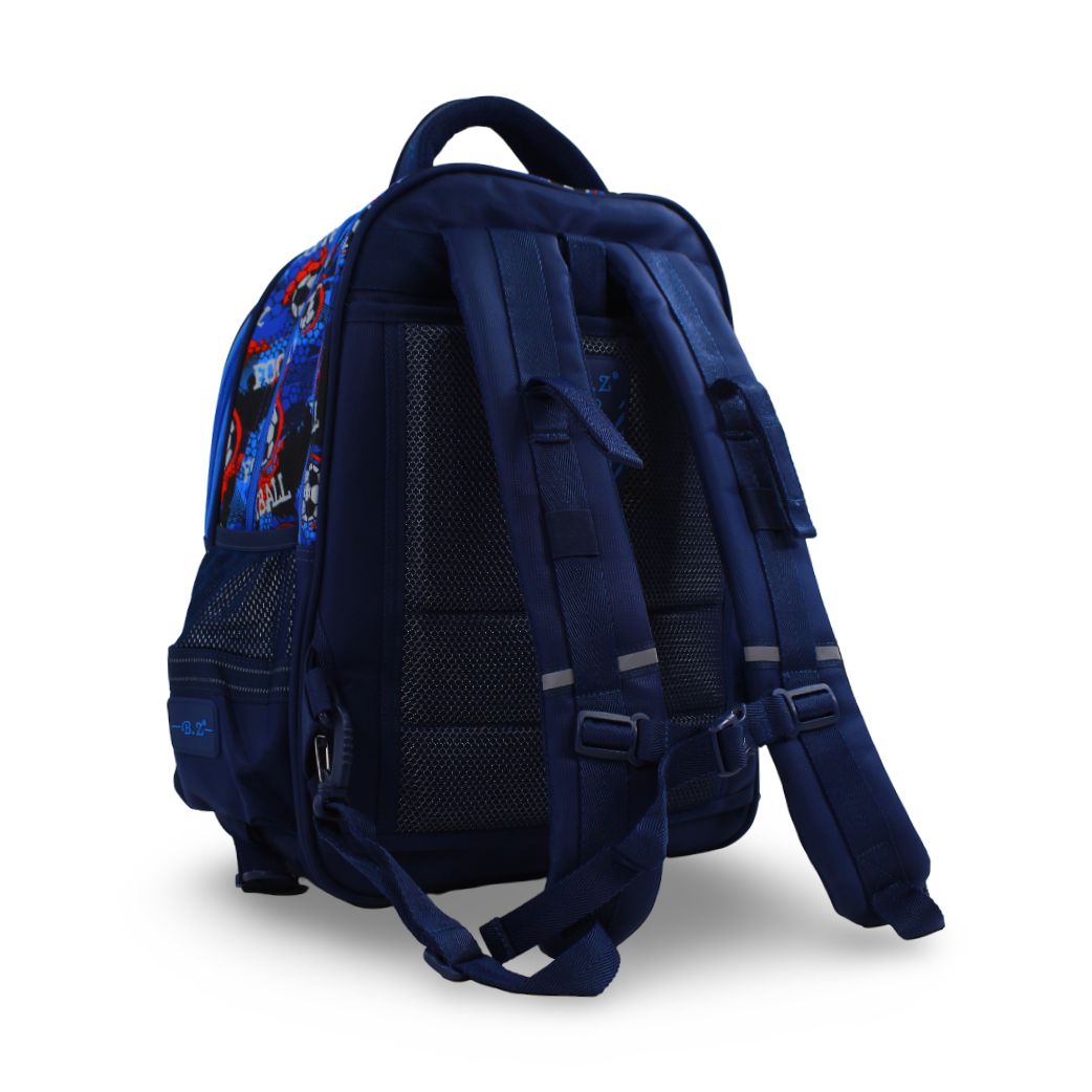 BZ Football Backpack 16 Inches Trolley Sleeve – Navy