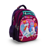BZ Unicorn Backpack 16.5 Inches – Purple & Fuchsia