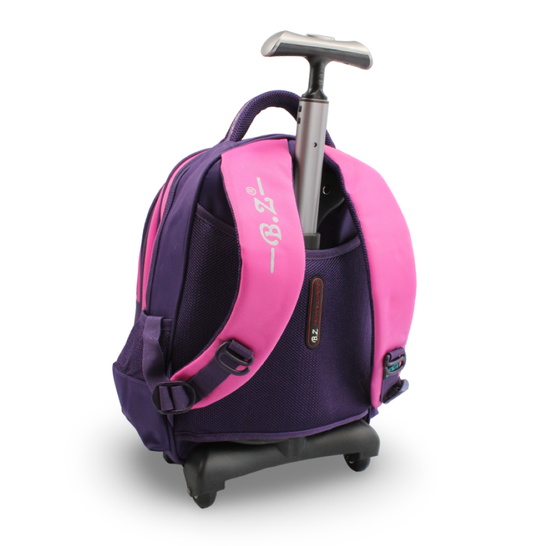 BZ Frozen Trolley Bag 15 Inches – Purple & Pink