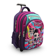 BZ LOL Trolley Bag 15 Inches – Purple & Fuchsia